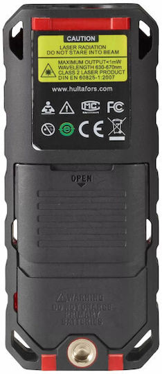 Hultafors Μέτρο Laser HDL 100 Bluetooth με Δυνατότητα Μέτρησης 100m