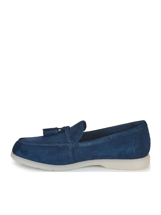 Edge Women's Moccasins in Blue Color