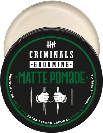 Criminals Matte Pomade για Δυνατό Κράτημα & Ματ Αποτέλεσμα 100ml