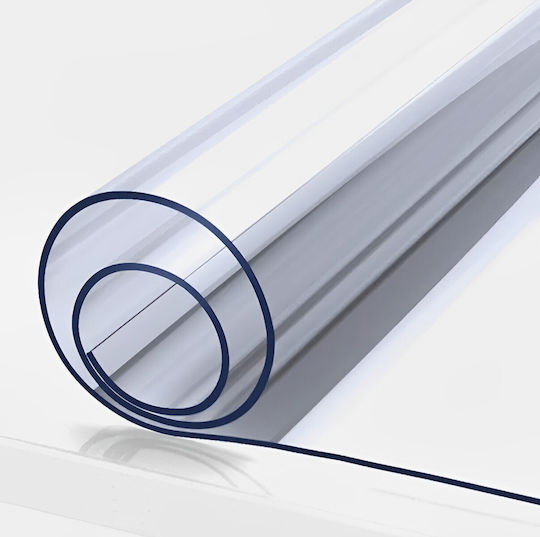 Transparent Silicone Tablecloth 100x100 Cm Thickness 1.2 Mm Glass-like Appearance