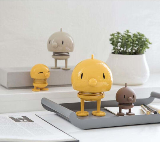 Figurină Decorativă Hoptimist Soft Bimble Abs Mică Galbenă