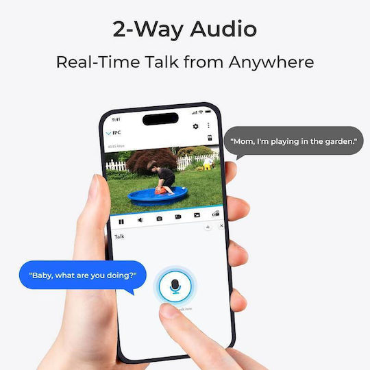 Reolink Trackmix IP Surveillance Camera 4G Full HD+ 4MP Waterproof Battery Powered with Two-Way Communication
