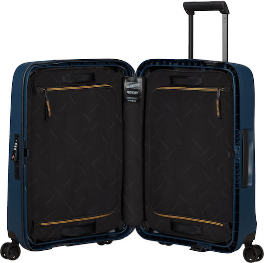 Samsonite Essens Spinner Кабинен Куфар Твърд Синьо с 4 колела Височина 55см. 146909-1549