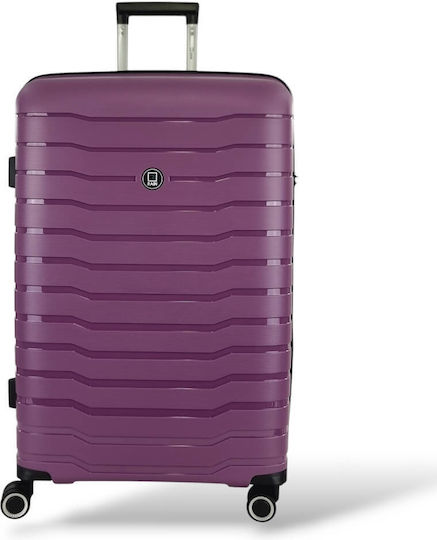 Rain Reisekoffer Hartschalen Purple Maximalhöhe 75cm mit 4 Räder Set 3Stück