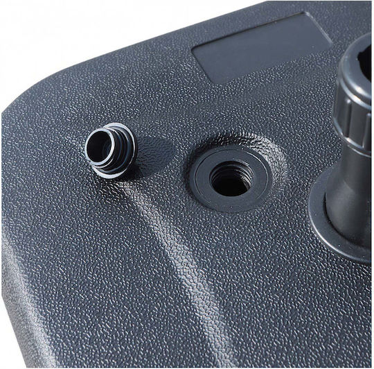Sonnenschirmständer Wasser - Sand Kunststoff 38-38mm 22Es Quadratisch Schwarz