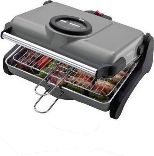 Primo Tabletop Electric Grill Aluminium Grill 1200W with Lid 34cmx26cmcm