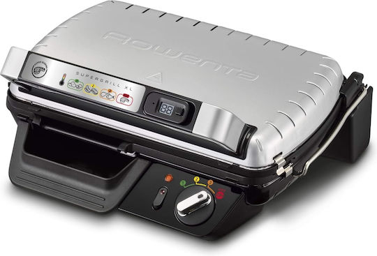 Rowenta Supergrill Xl Tabletop Grătar Electric Placă Striată 2400W cu Termostat Reglabil 36.3bucx22.5buccm