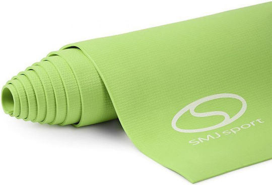 SMJ Sport Στρώμα Γυμναστικής Pilates Πράσινο Yoga Mat Eva (173x61x0.3cm)