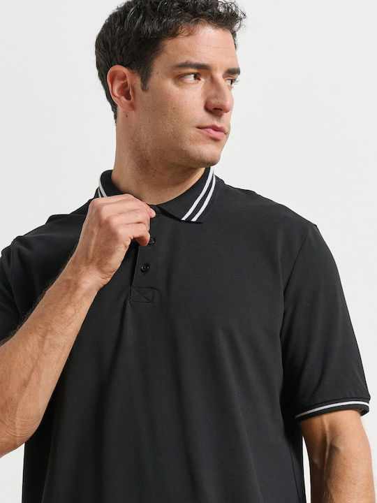 BodyTalk Polo Μπλούζα ΜΑΥΡΟ