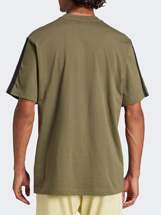 adidas M 3s Sj T B T-shirt Olive, Black