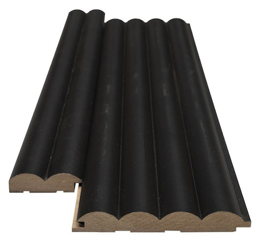 3D Wandpaneele aus PVC mit Kleber Schwarze