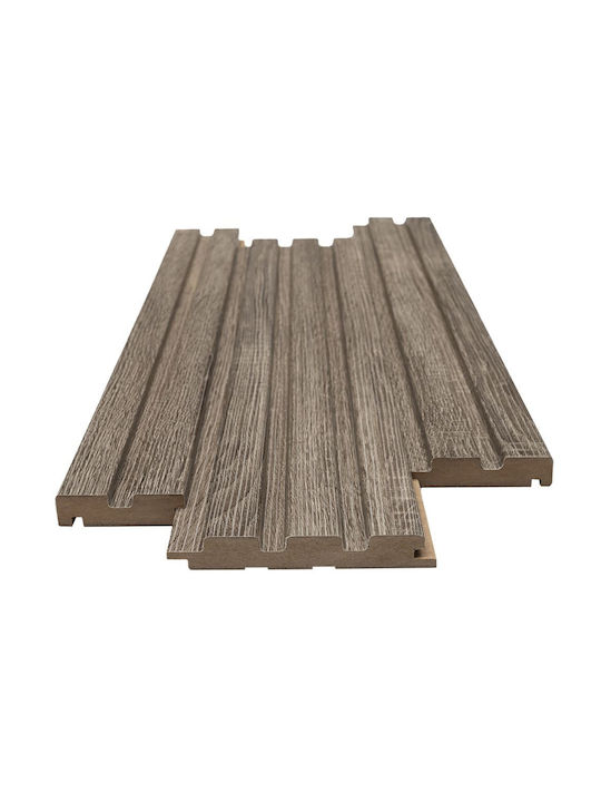 3D Πάνελ Τοίχου από MDF με Κόλλα Καφέ