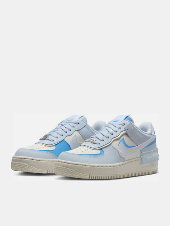 Air Force 1 Shadow Damen Flatforms Sneakers Weiß