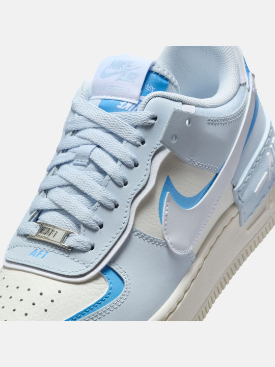 Air Force 1 Shadow Damen Flatforms Sneakers Weiß