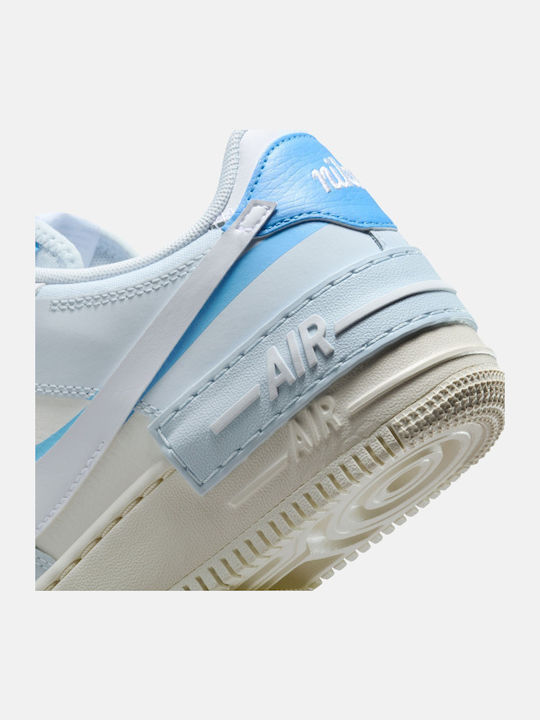 Air Force 1 Shadow Damen Flatforms Sneakers Weiß