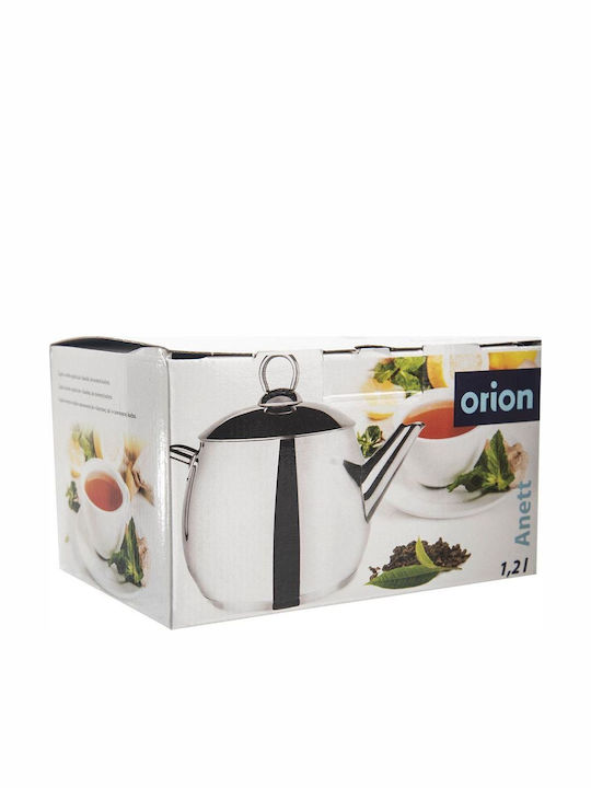 Orion Βραστήρας Ανοξείδωτος Ασημί 1200ml