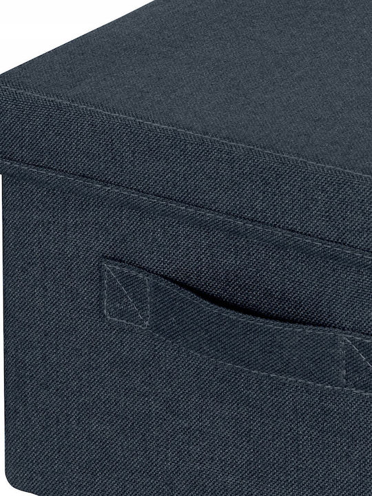 Leitz Fabric Storage Box with Lid Gray 28.5x38x20cm 2pcs