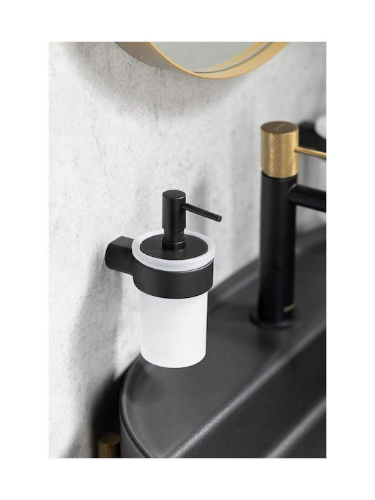 Gedy PI81 Dispenser Γυάλινο Μαύρο 125ml