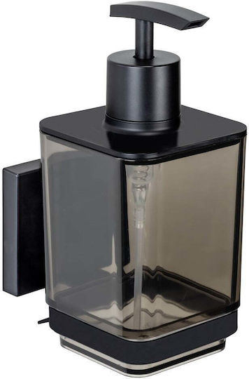 Wenko Επιτοίχιο Dispenser Πλαστικό Μαύρο 340ml