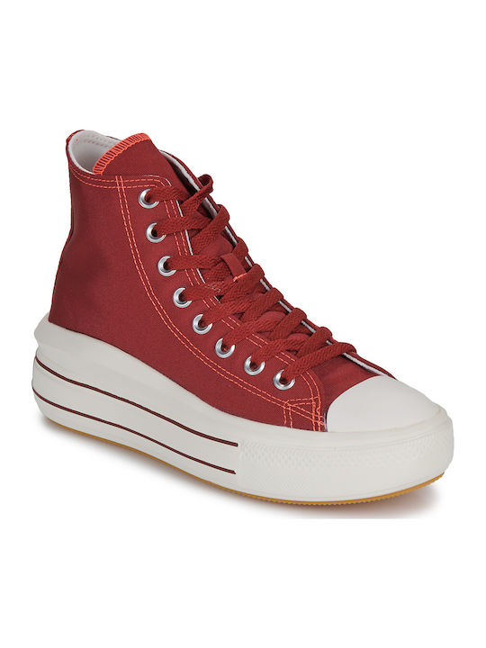 Flatforms Boots Red
