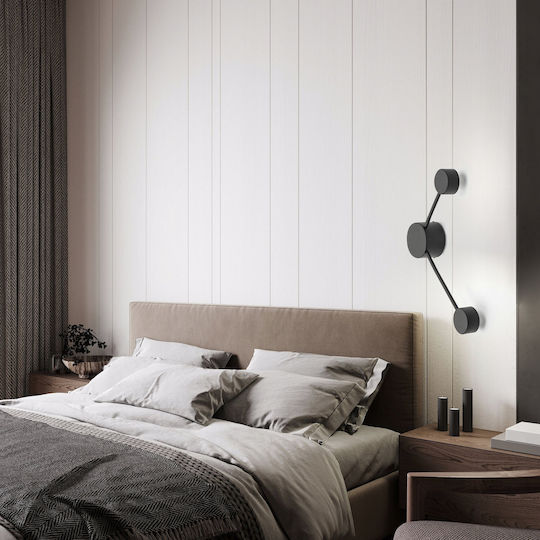 TK Lighting Φωτιστικό Τοίχου Μαύρο