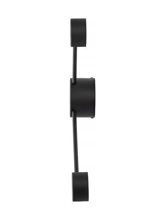 TK Lighting Μοντέρνο Φωτιστικό Τοίχου με Ντουί GX53 Μαύρο