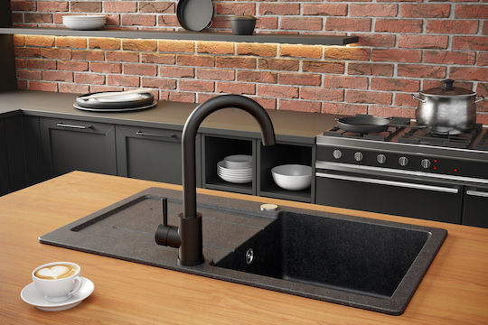 GraniteQ Ένθετος Inox Μ60xΠ44cm Μαύρος GraniteQ Ένθετος Inox Μ60xΠ44cm Μαύρος