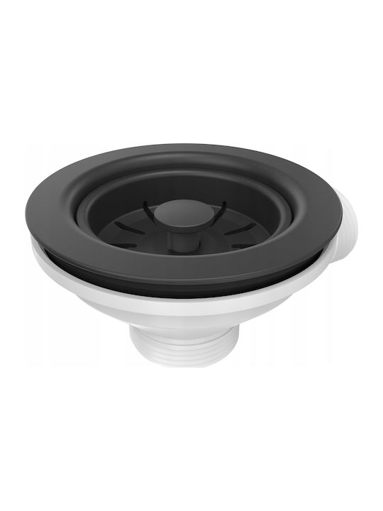 GraniteQ Drop-In Мивка Inox Ш60xД44см Черен