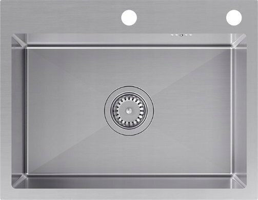 Quadron Drop-In Spüle aus Verbundgranulat B58xT45cm