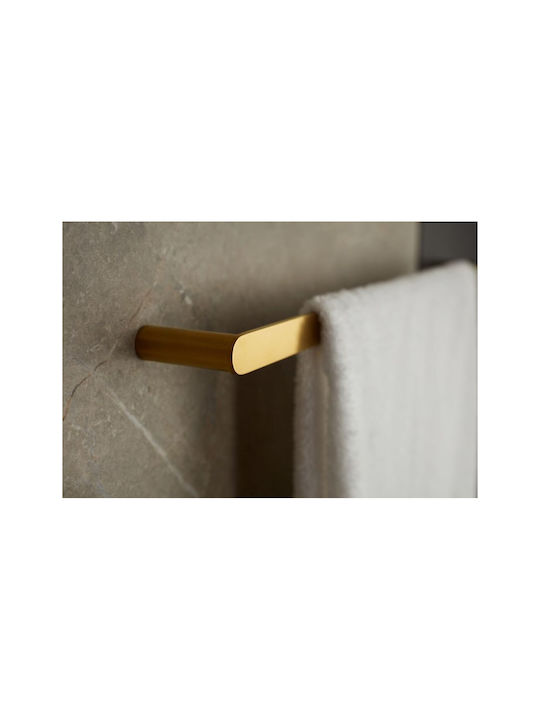KFA Single Wall-Mounted Bathroom Rail ​60x60cm Inox Gold