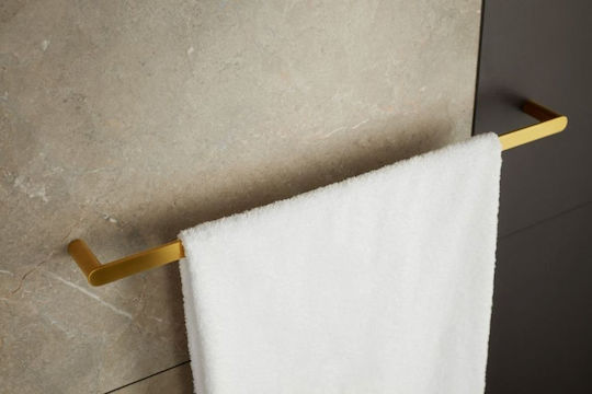 KFA Single Wall-Mounted Bathroom Rail ​60x60cm Inox Gold