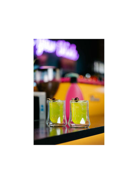Vialli Design Σετ Ποτήρια Κοκτέιλ/Ποτού από Γυαλί 240ml 2τμχ
