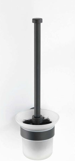 Wenko Glass Toilet Brush Black