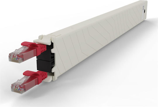 Patchbox U/UTP Cat.6a Ethernet Network Cable 0.8m Red 1pcs