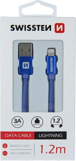 Swissten USB-A zu Lightning Kabel Grün 1.2m (71523207)