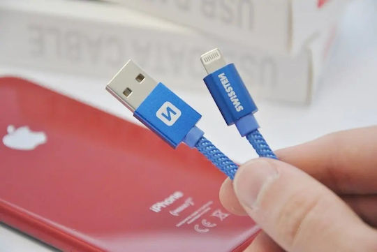Swissten USB-A zu Lightning Kabel Grün 1.2m (71523207)