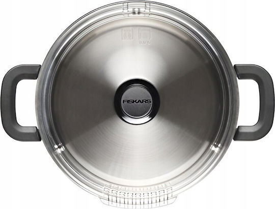 Fiskars Fiskars Deep Stainless Steel Pot 5L / 26.5cm