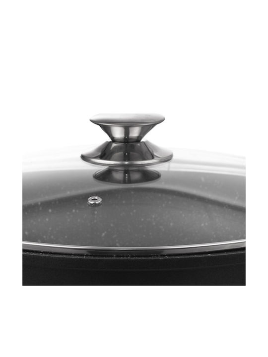 Orion Grande Aluminum Pan with Lid with Non-Stick Interior Coating 28cm