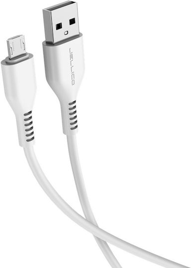 Jellico Regulär USB 2.0 auf Micro-USB-Kabel Weiß 2m 1Stück