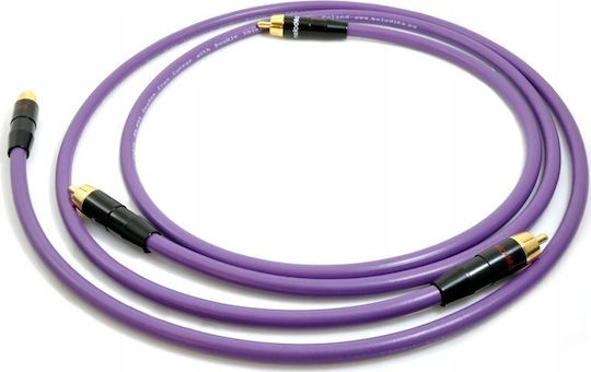 Melodika Кабел 2x RCA мъжки - 2x RCA мъжки 12м MD2R120