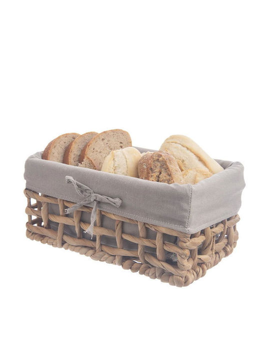 Orion Καλάθι Αποθήκευσης Rattan Γκρι 27x17x13cm