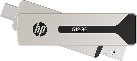 HP 911 Pro 512GB USB 2.0 Stick Argintiu