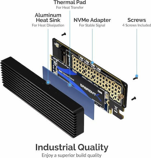 Sabrent PCIe Card to M.2 Slot