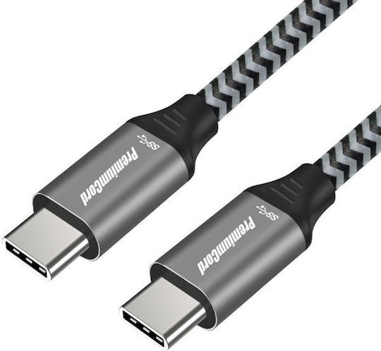 PremiumCord USB Typ-C Kabel USB-C Männlich - USB-C Schwarzes 1m