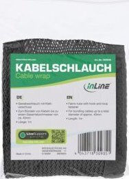 InLine Cable Bag Black 1pcs