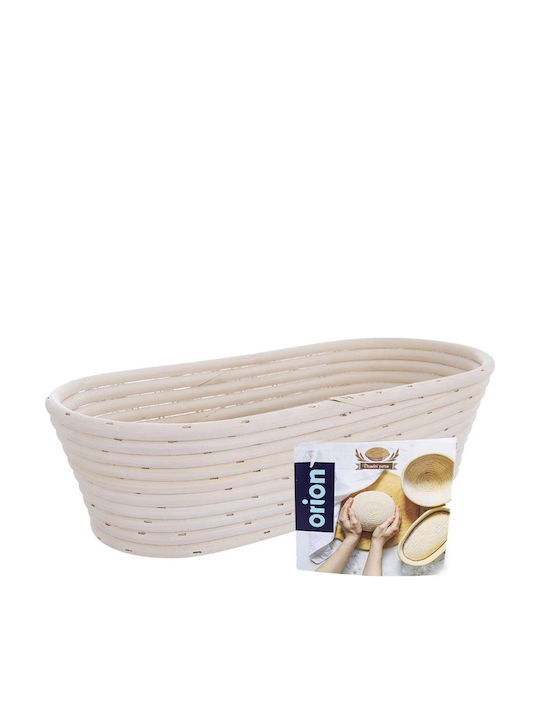 Orion Ψωμιέρα από Rattan Γκρι 32x15x9cm