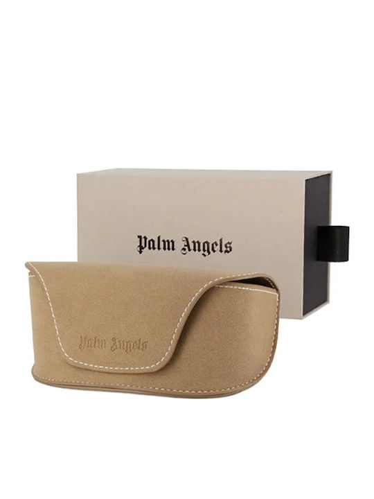 Palm Angels Γυναικεία Γυαλιά Ηλίου με Μαύρο Κοκκάλινο Σκελετό και Μαύρο Φακό