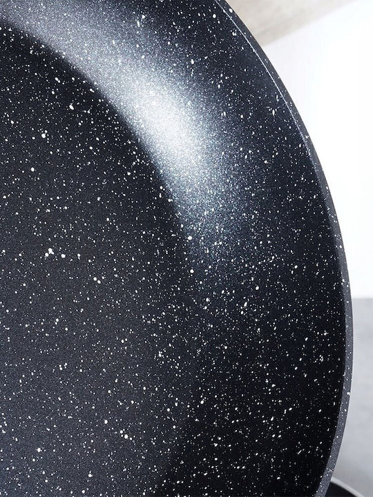 Vilde Non-Stick Pan Interior Coating Granite Granitica 24cm Black
