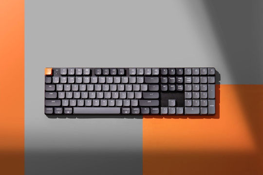 Keychron K5 V2 K5X-B3 Wireless Gaming Mechanical Keyboard with Gateron Low Profile Brown Switches and RGB Lighting English US