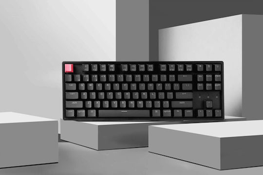 Keychron K8 V2 Drahtlos Gaming Mechanische Tastatur Tenkeyless mit Keychron Super Brown Schaltern und RGB-Beleuchtung (Englisch US) Aluminum Frame